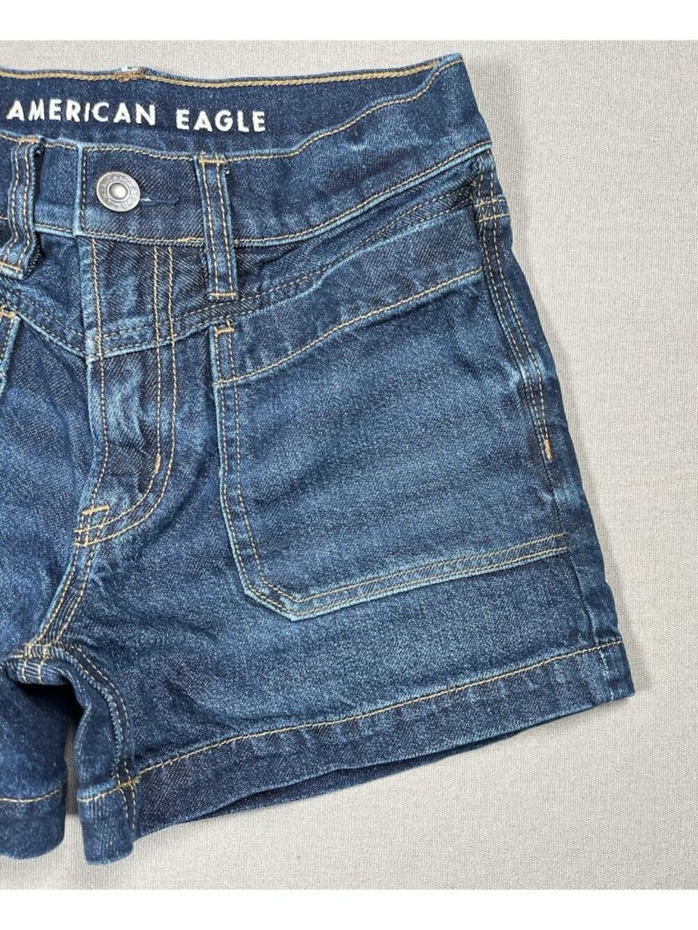 American Eagle Outfitters Blue Denim Women’s Shorts - Picture 7 of 15